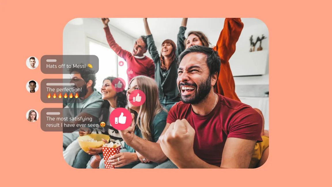 Users of the TrueID app are interacting with each other using white-label social media functionalities.